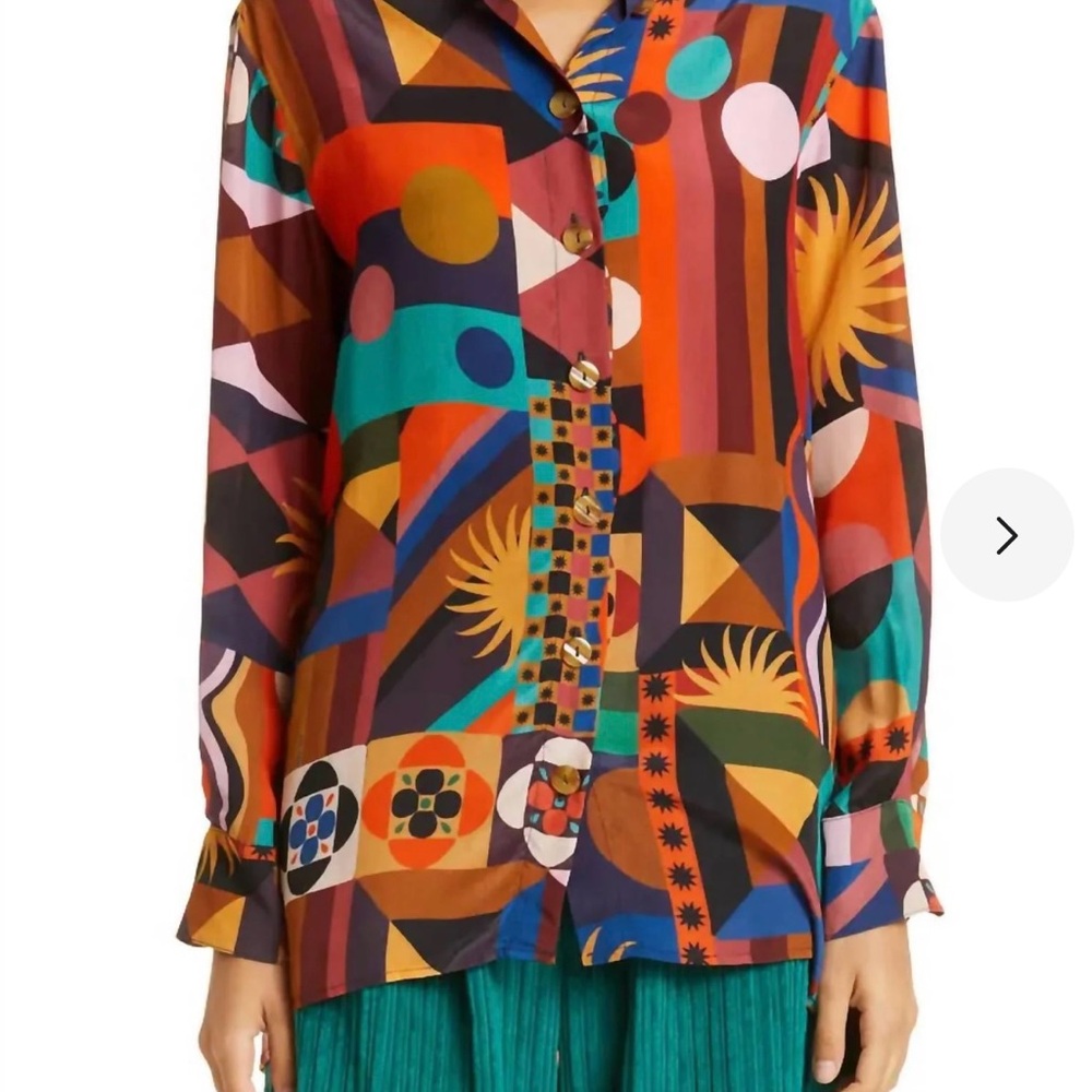 FARM tropical shapes long sleeve